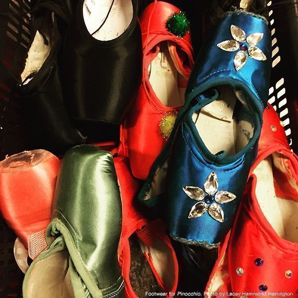 nationalballet's tweet photo. #CreatingPinocchioNBC: There are approx 80 pairs of hand-painted pointe shoes in each show. Onstage March 11 - 24 >> https://t.co/PwHXnuBrgf https://t.co/kpg203nXe8