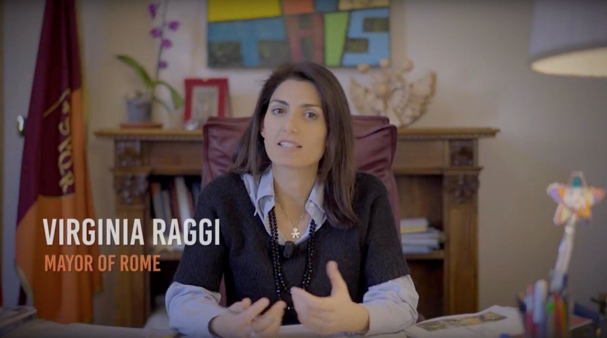 c40cities's tweet photo. Special thanks to Mayor of Rome @virginiaraggi for supporting the #Women4Climate initiative: https://t.co/LsvKnln9si #ParisAgreement https://t.co/UseWl3ZPUV