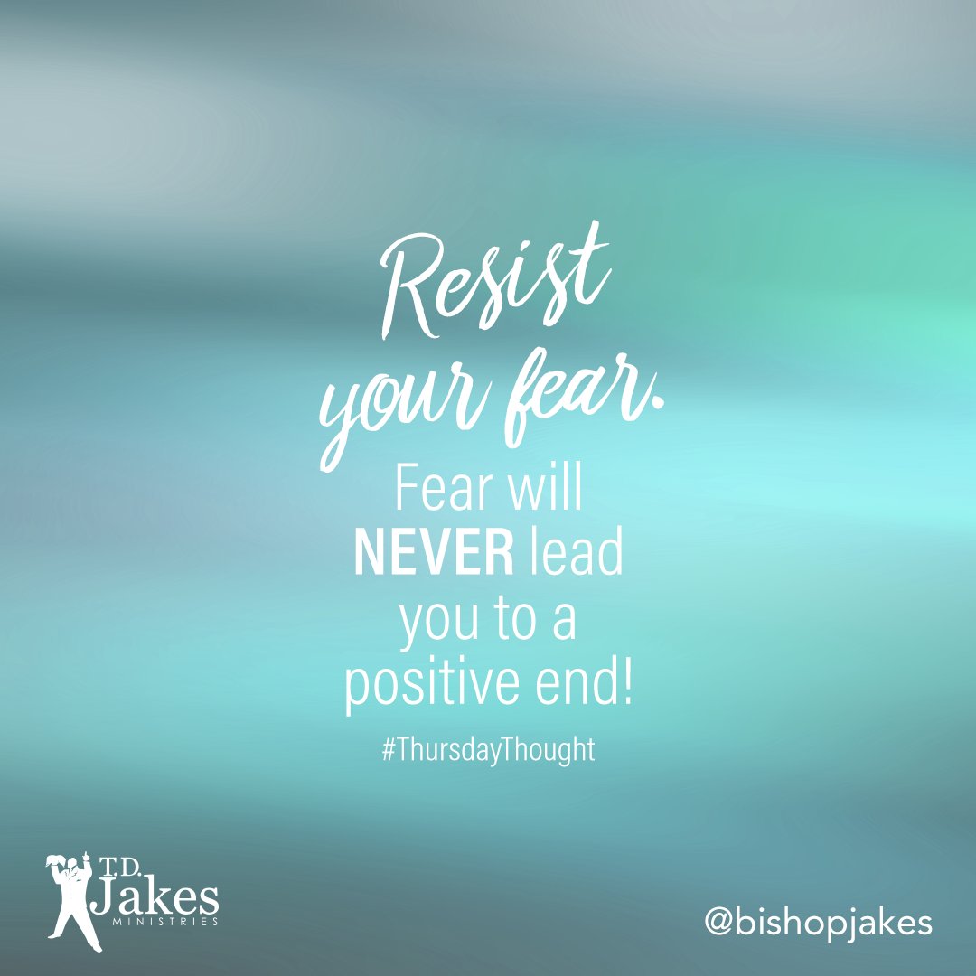 Leave FEAR at the door and fight for your purpose! #ThursdayThought