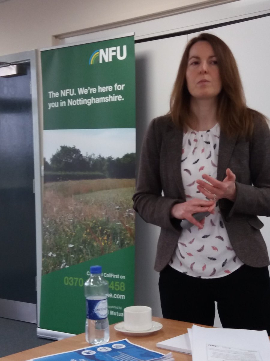 NFUNotts's tweet photo. Anna Logan, @NFUtweets HQ adviser specialising in #BPS spoke to 75 #NottsFarmers at breakfast @NewarkShowgrd this am. Great #BaconCobs too! https://t.co/odEjaFi6x3