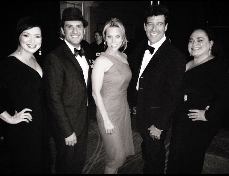 MartiniPopBand's tweet photo. #tbt When we met the lovely and talented @CherylHines #ucpgala https://t.co/hrFXNXHusa