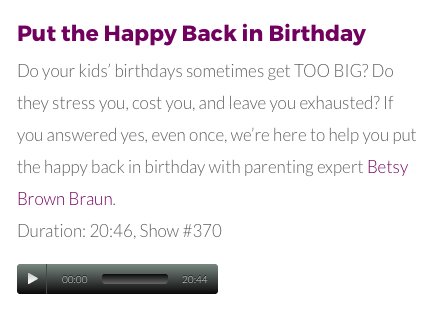 Who are your kid's birthday parties for?  Latest release is LIVE! <a href="/BetsyBBraun/">Betsy Brown Braun</a> bit.ly/2mNagN7