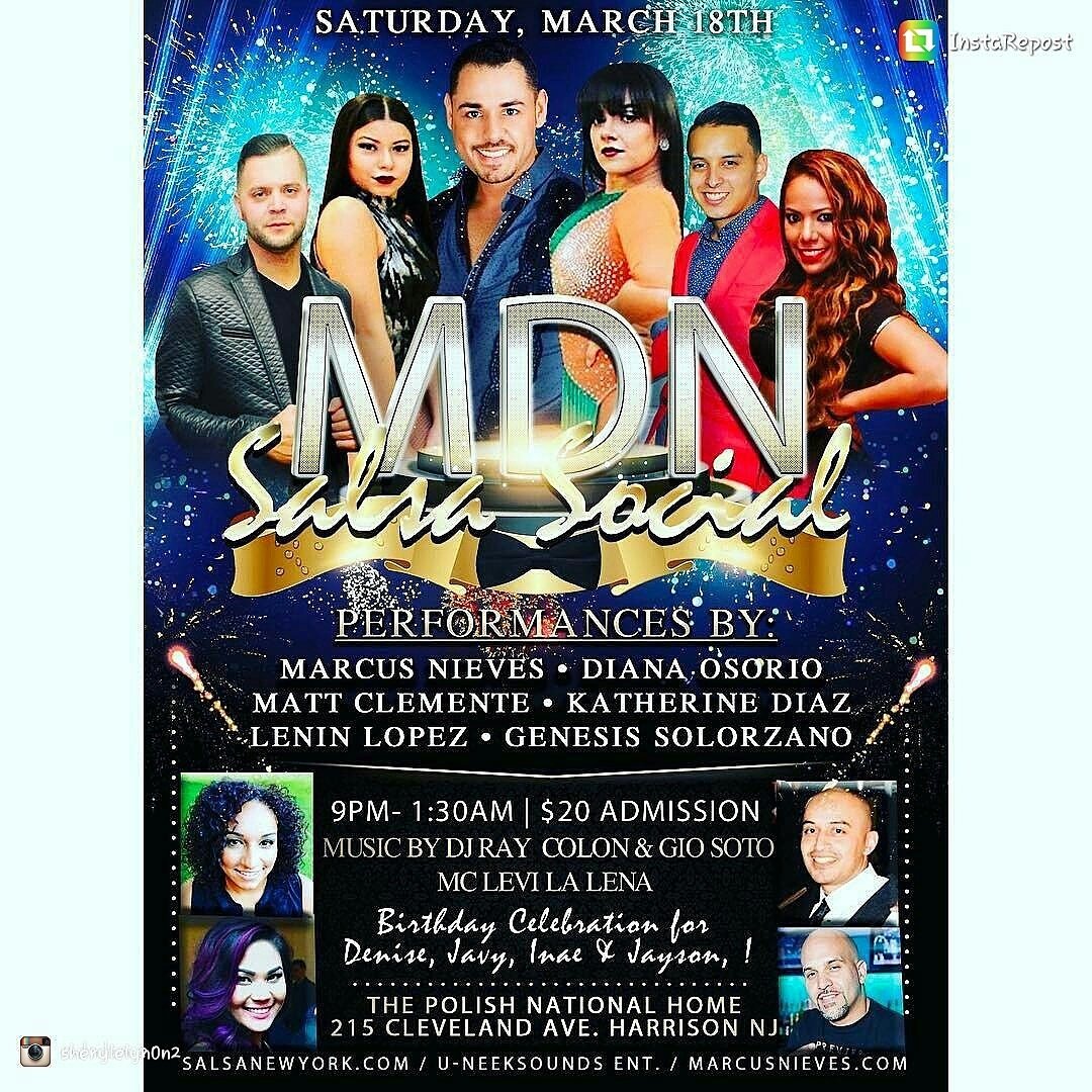 laughlovelive12's tweet image. MDNSocial You Dont want to miss! I can&apos;t wait 2 C my Maestro @MarcusNieves  perform!I can&apos;t wait ! 💃👣🔥 See U There! #MDNSalsaSocial #NJSalsa