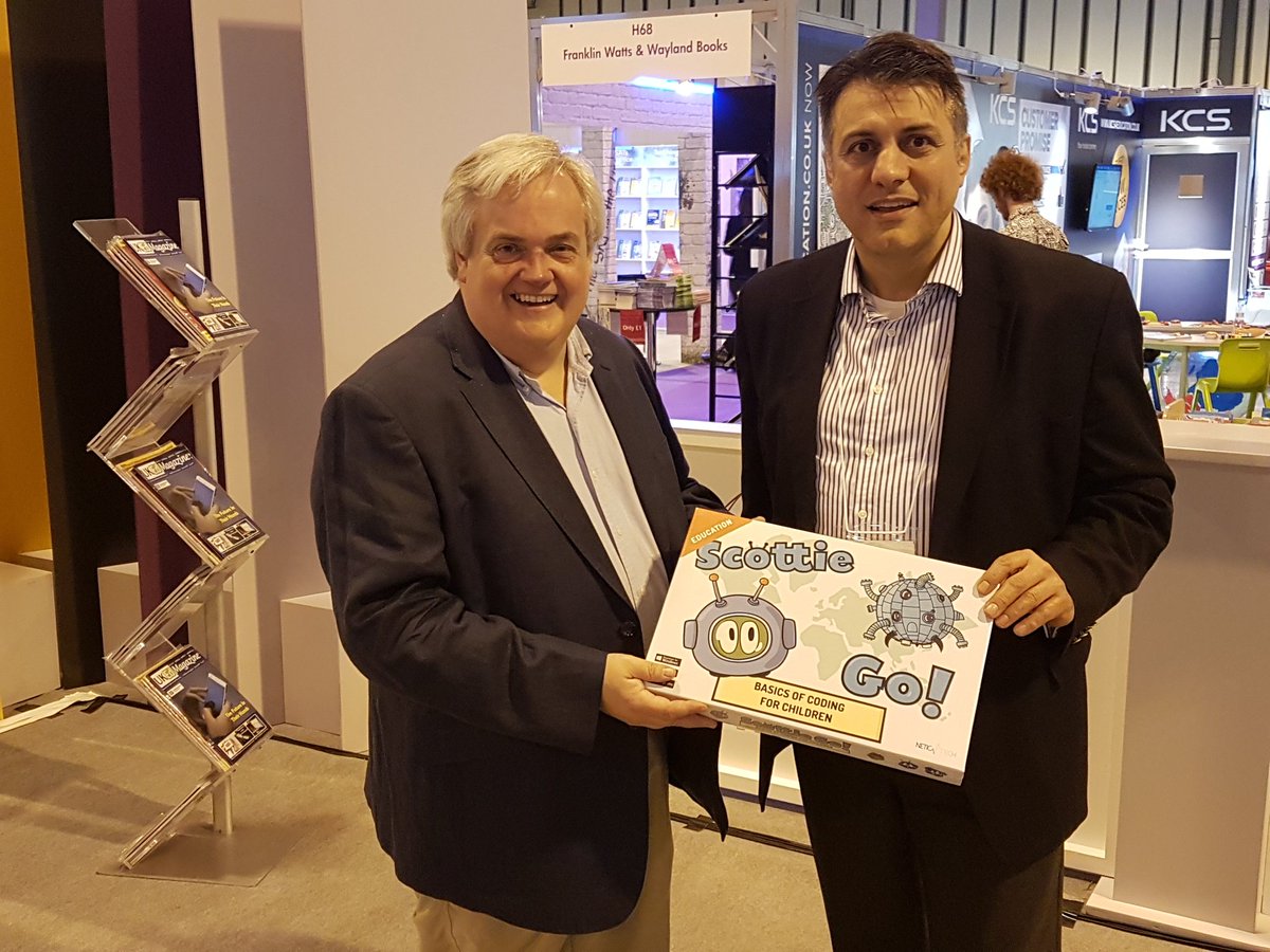 NetictechUK's tweet photo. Great meeting up with Miles Berry! #Edshow17 https://t.co/SB6SaVNpU9