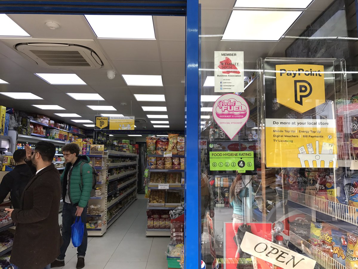 Newly located Al Pasha proudly displaying membership to Wembley High Road Business Association <a href="/Sams_Barbershop/">Sam's Barber Shop</a> <a href="/bablasjewellers/">bablas</a> @CllrButt