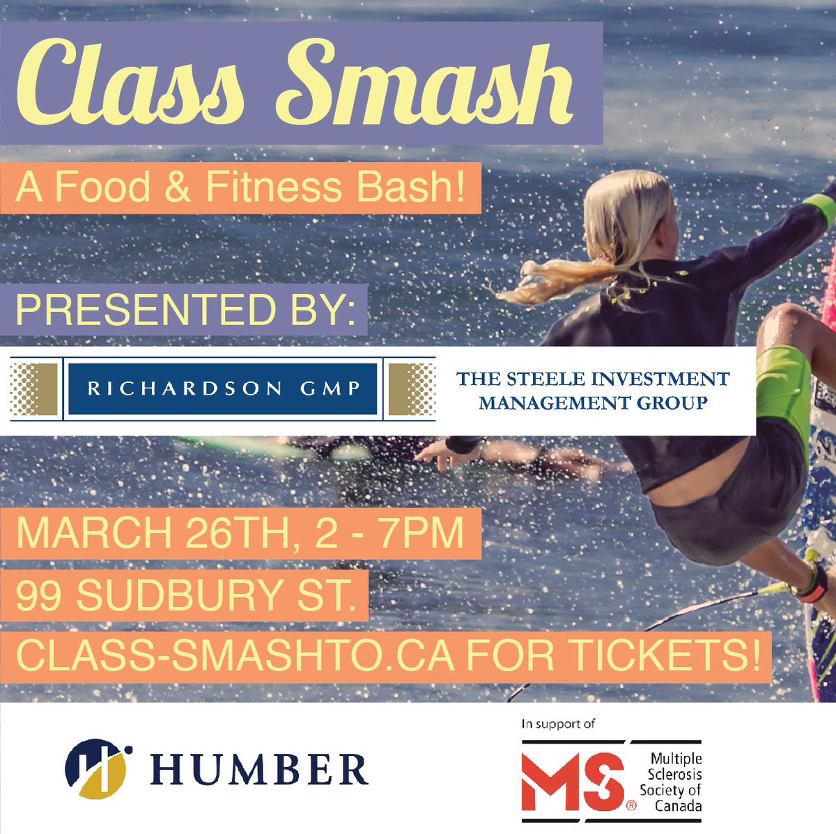 class_smashTO's tweet photo. Join us at Class Smash to support @MSSocietyCanada! You'll be helping combat these symptoms: https://t.co/j2cdYoMS6O
#thinkofothersthursday https://t.co/zTSE0II4NM