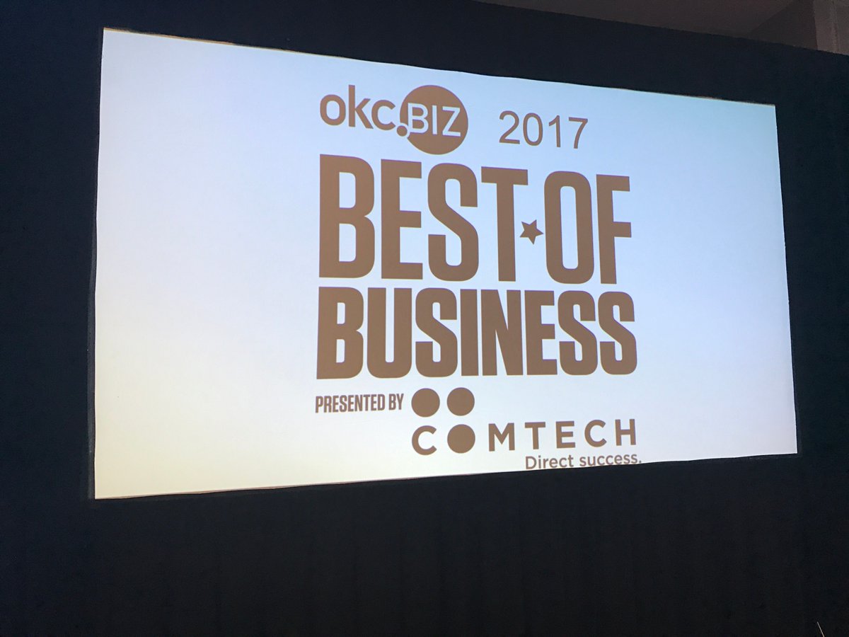 OKCBiz's tweet photo. BOB2017 luncheon is about to began. Congrats to all the honorees &amp; thank you to our presenting sponsor @accesscomtec! #BOB2017 https://t.co/EkDclddLE4