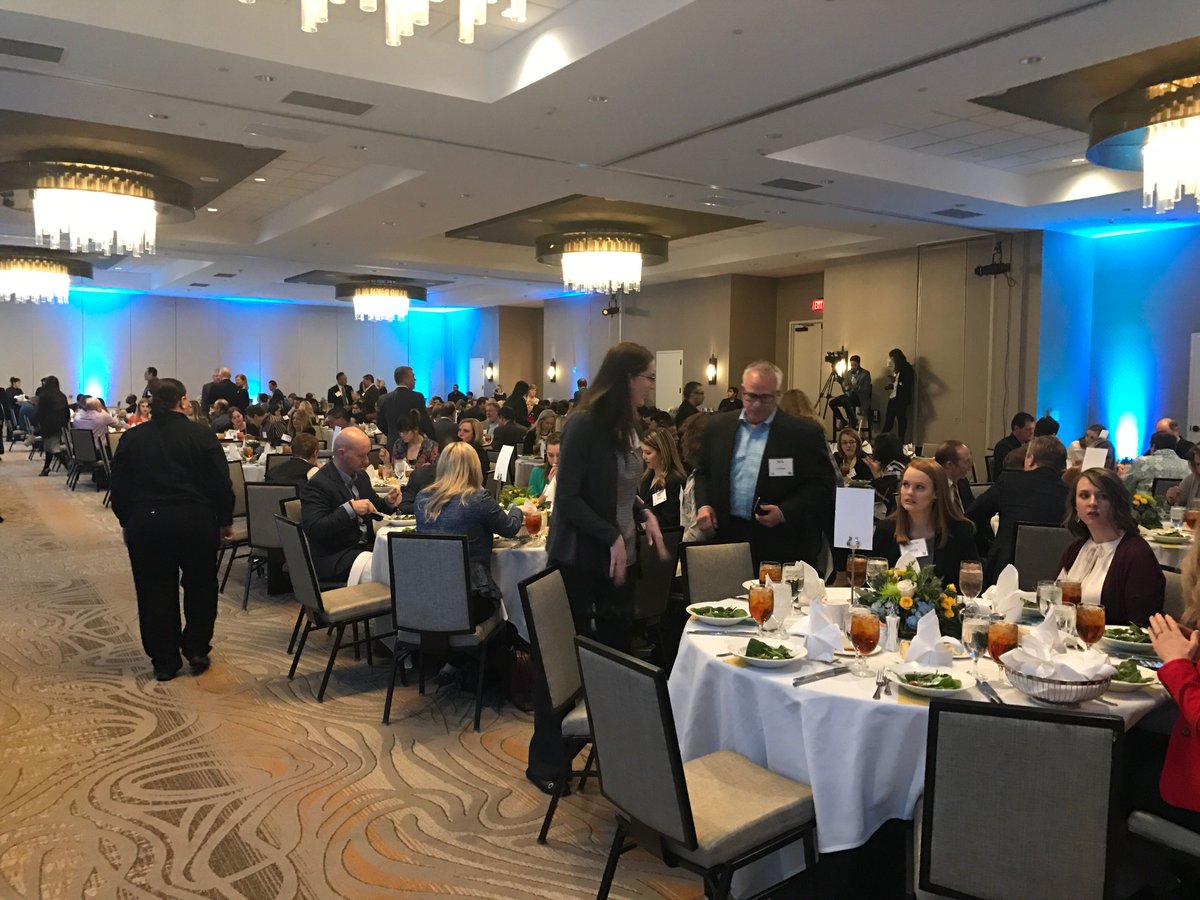 OKCBiz's tweet photo. BOB2017 luncheon is about to began. Congrats to all the honorees &amp; thank you to our presenting sponsor @accesscomtec! #BOB2017 https://t.co/EkDclddLE4