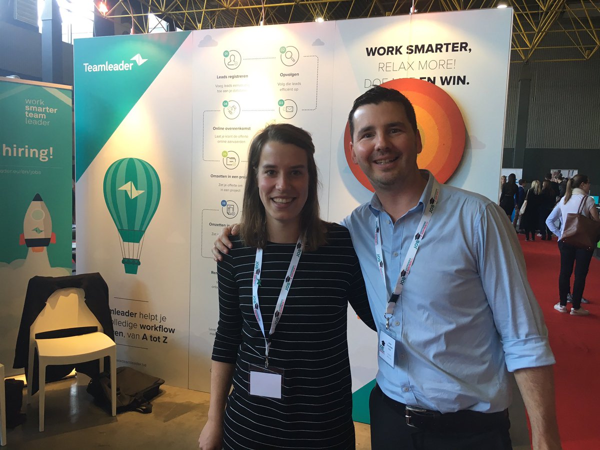 Jan_Cuyt's tweet photo. Met @TeamleaderBE op de jobhappening Kortrijk #JH2017 https://t.co/t7dMFV9i4N