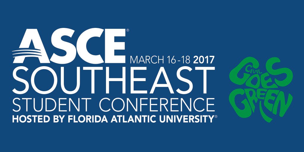 fauengineering's tweet photo. #2017ASCE SE Student Conf. hosted by #FAUEng starts today, March 16 https://t.co/MdbMtGBILa https://t.co/Z1UvvDKcFz