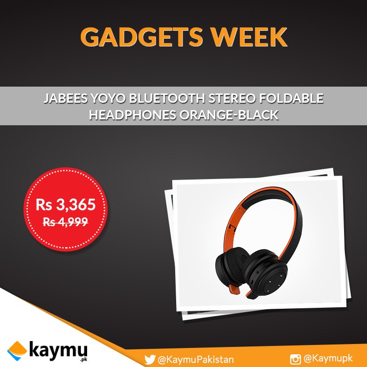 KaymuPk's tweet photo. Bluetooth Headphones in Rs 3,365.
For More: https://t.co/PTk9cKB2yn
#KaymuShopping #GadgetWeek #BluetoothStereo #Headphones #ShopWithKaymu https://t.co/AiIE5YTJGW