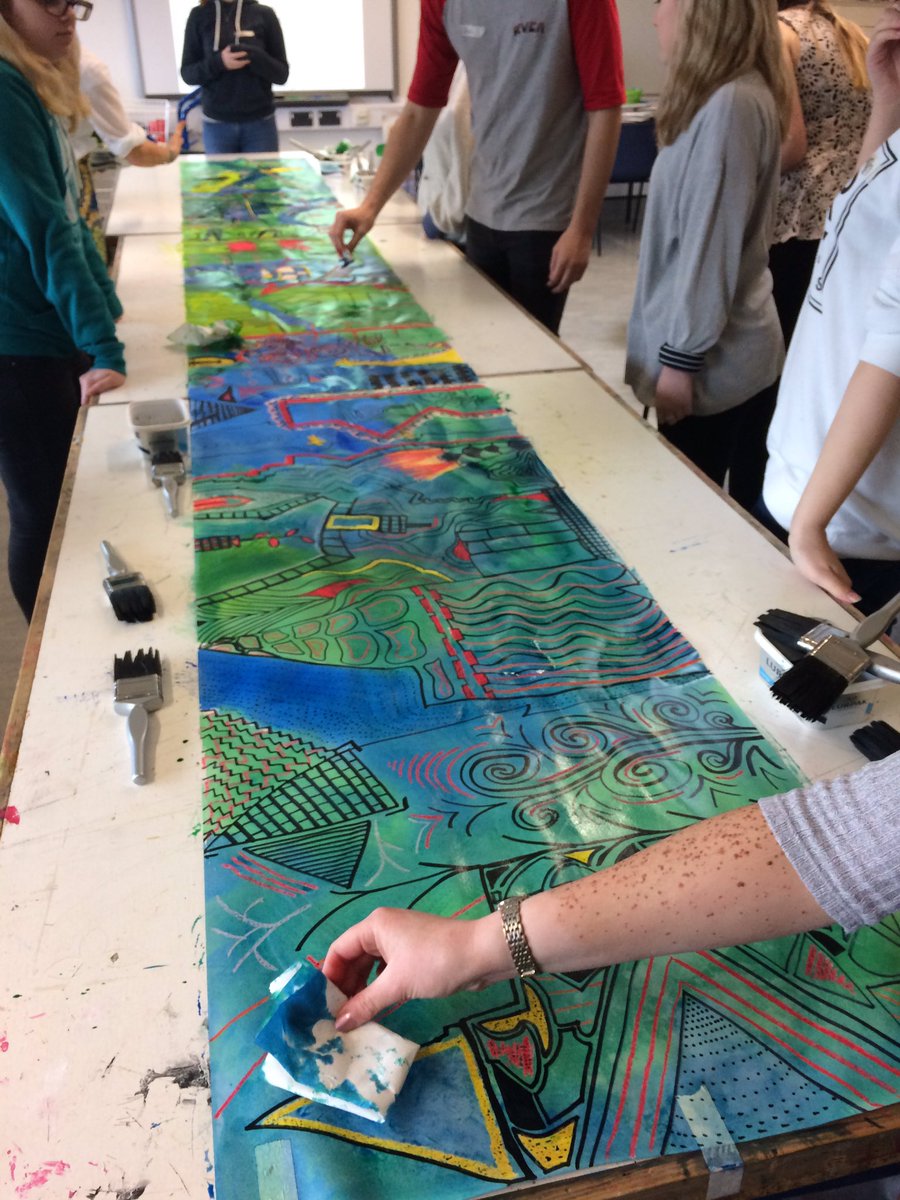 BarrettStuPlym's tweet photo. The evolution of our Art masterpiece! https://t.co/8EHxPQGSh0