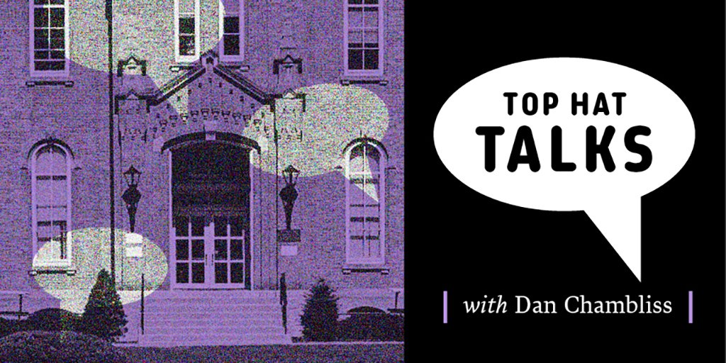 TopHat's tweet image. Our #webinar with @DanFChambliss will start in five minutes. If you registered, check your e-mail inbox for your link. #engagedclass