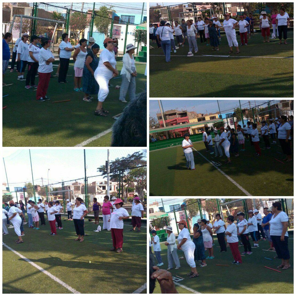 felixcallao's tweet photo. En diferentes zonas del primer puerto, vecinas ejercitan mente y cuerpo en las clases gratuitas de #TaiChi. https://t.co/LL06JZ0gFd