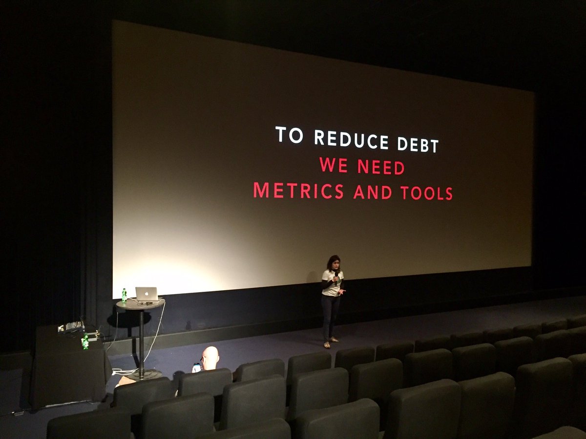 rafacm's tweet photo. Continuous Fixings pipeline to keep distributed technical debt in check when doing #microservices by @raquelpau from @walkmod @VoxxedVienna https://t.co/6jPVgIz7Fl