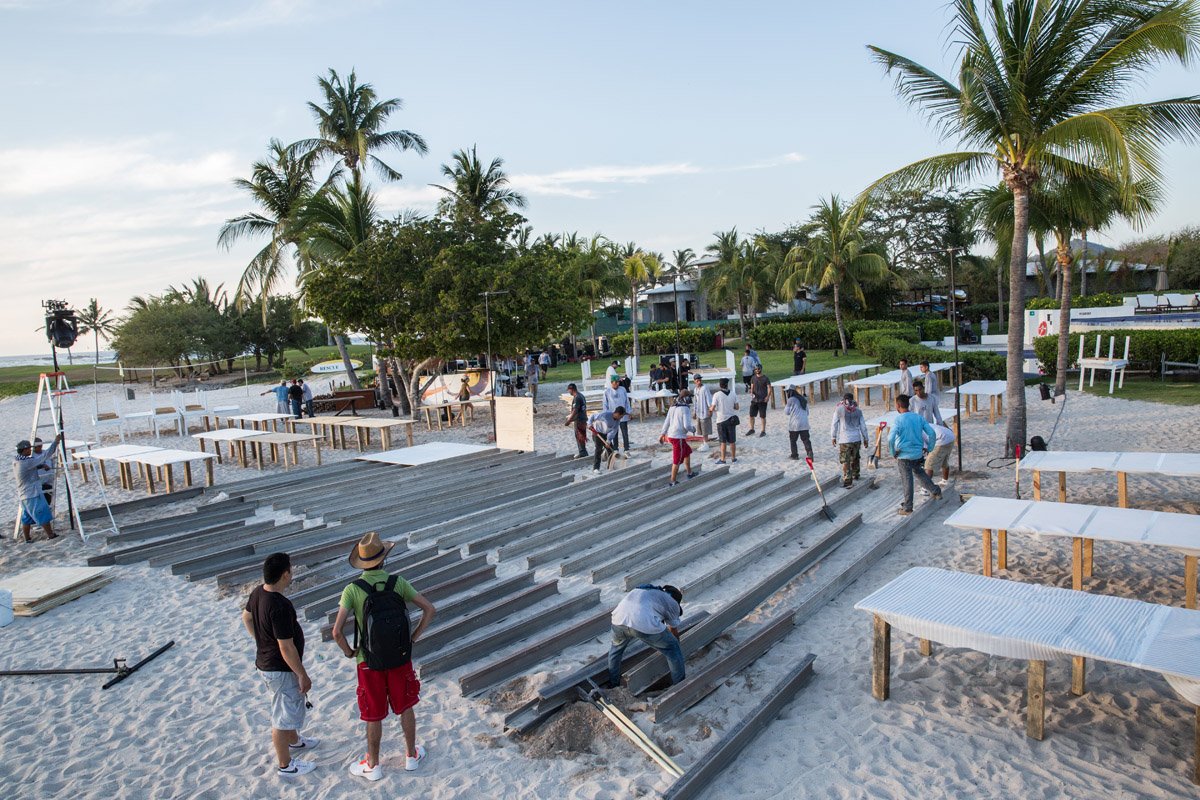 Laying down the base - #staytuned for the After photo! #Mexico #WeddingDesign #DestinationWedding