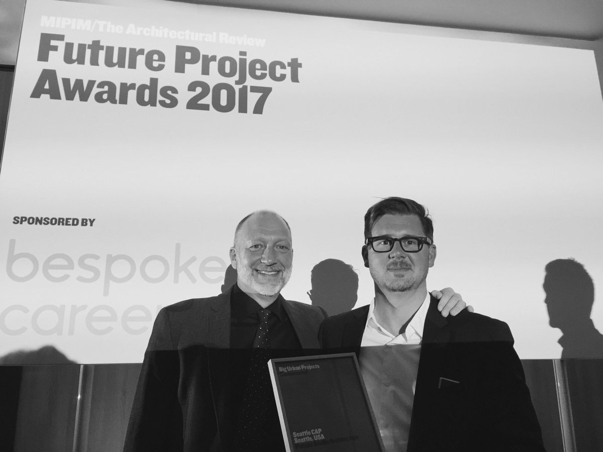 EHDDSeattle's tweet photo. Go Team! Erik and Chris proudly displaying our new office wall swag. #ARFutureprojects https://t.co/jgmWc0b8fA