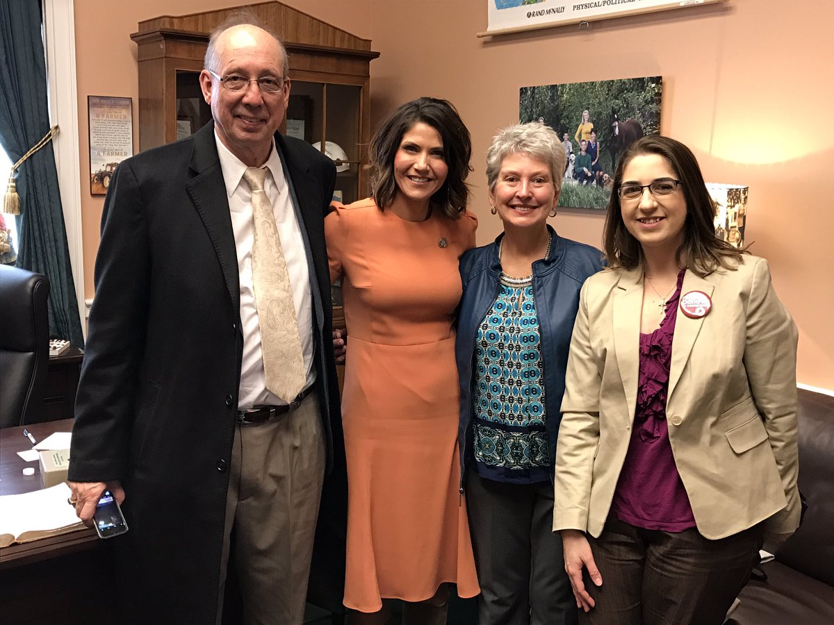 SD_NewsMedia's tweet photo. Thank you @RepKristiNoem for taking time to meet with us this noon in D.C. @wjkpublisher &amp; @amanda_fanger @ReporterFarmer LeAnn Suhr. https://t.co/tOqTPvG4Nr