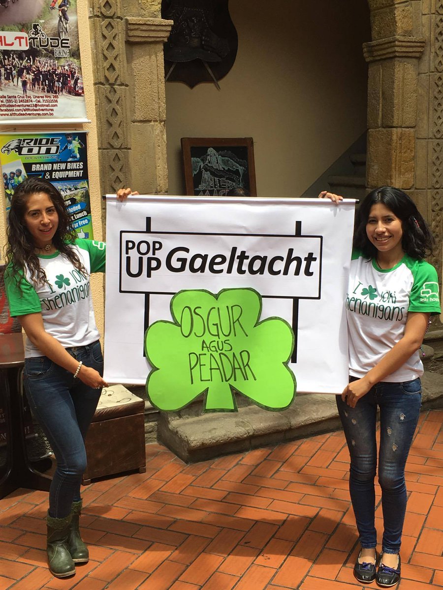 ireland's tweet photo. The headers in @LokiHostels are organising the first @popupgael in South America. Lads, I don't know how to be coping. What have we started? https://t.co/4G302Emhh8
