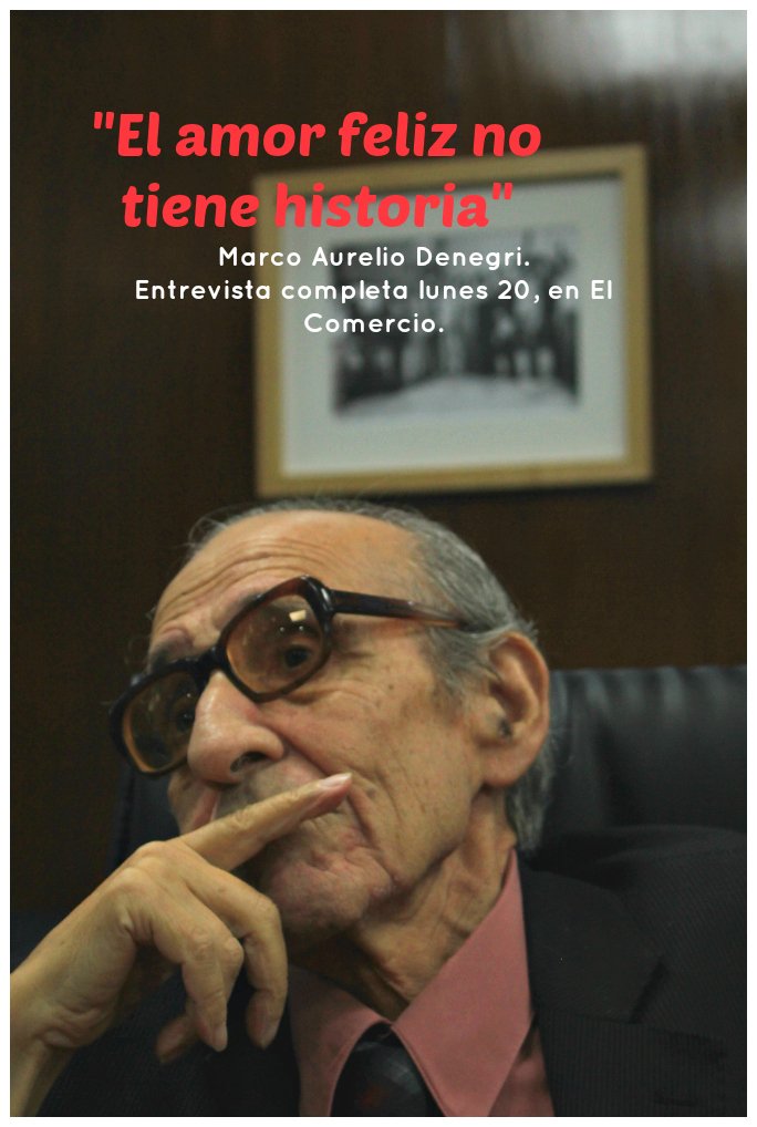 Este lunes 20, la entrevista completa en <a href="/Luces_ECpe/">Luces El Comercio</a>