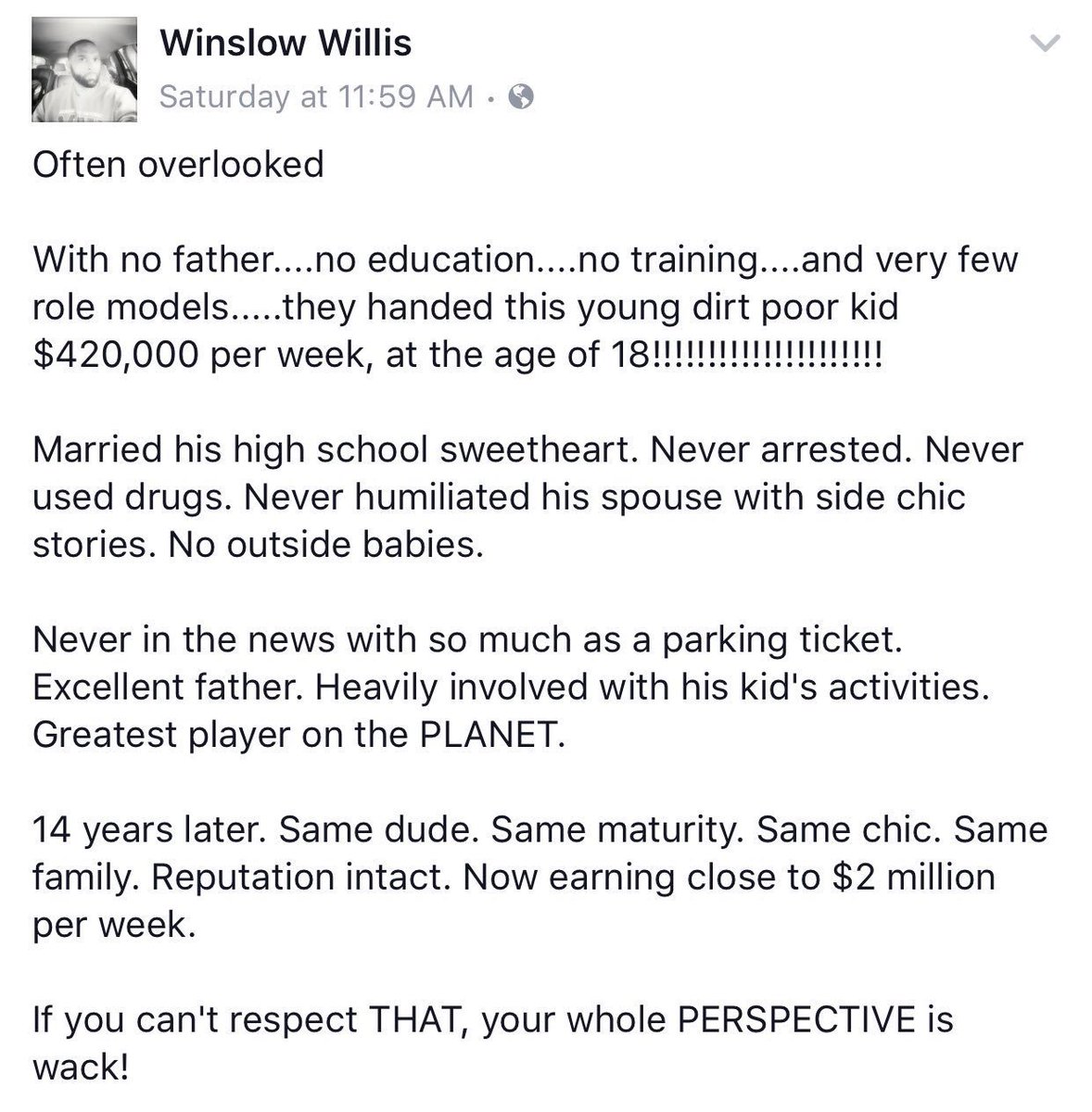 This is why he's the goat.. #king