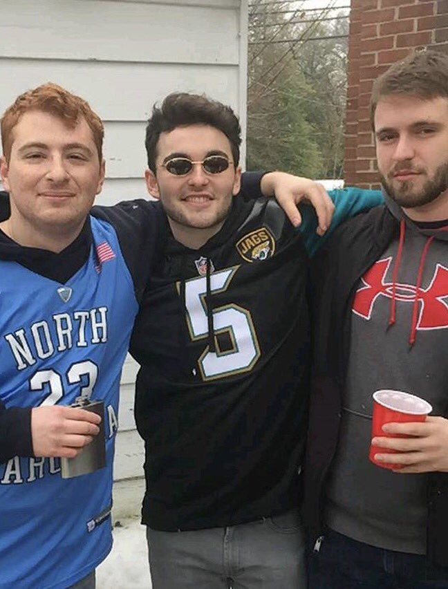 PiKappMaryland's tweet photo. Bro of the Week: Brendan (LL Bool J)

Pros: 
Cons: Likes the Jags
Hobbies: Begging for Brother of the Week
Favorite food: Calamari sandwich https://t.co/pknyLqWN9S