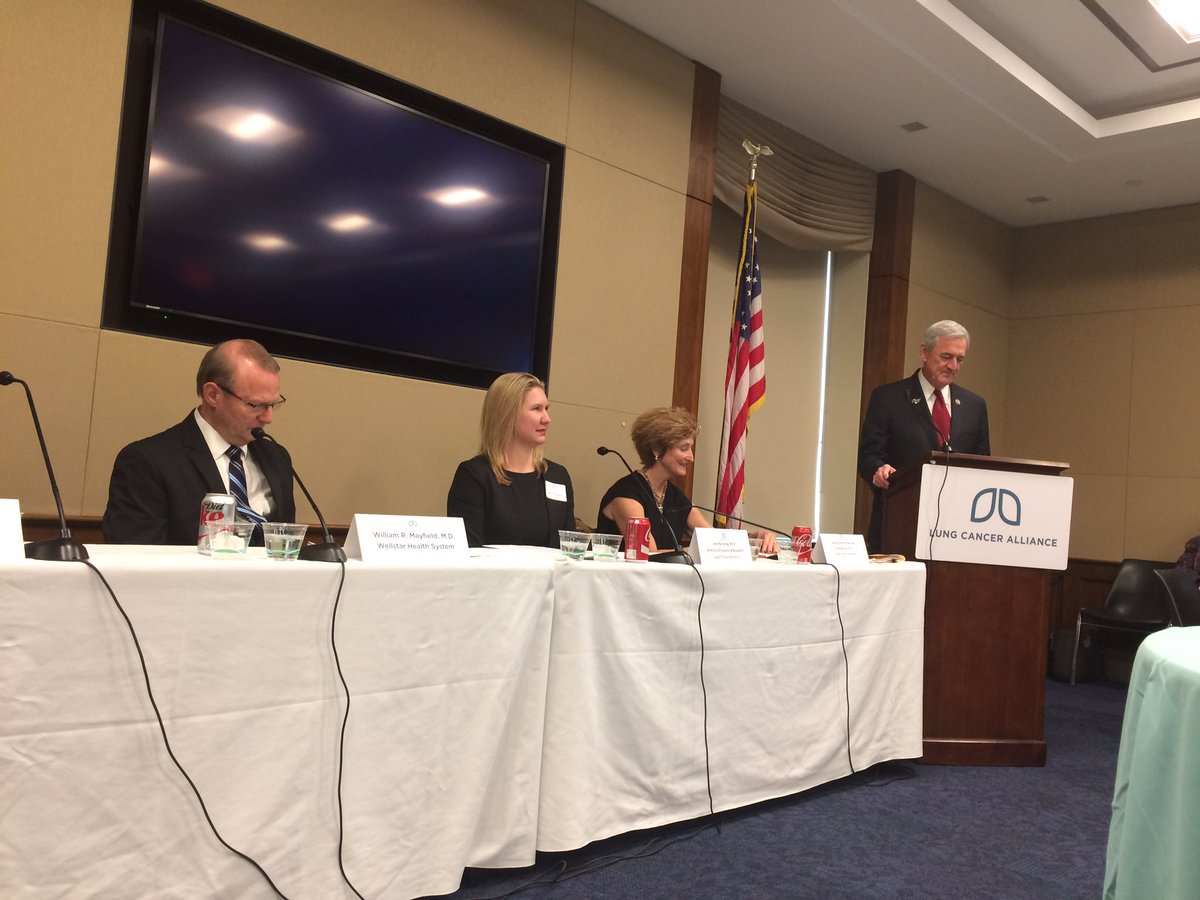 GO2forLungCancr's tweet photo. Thanks @USRepRickNolan for speaking at the 'state of #lungcancer' today. #LCPolicy #LCcaucus https://t.co/iTmeUshBHc