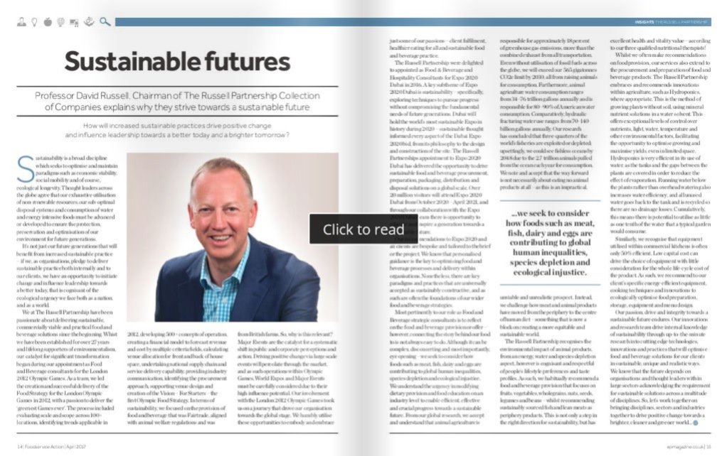 EPmagazineuk's tweet photo. Prof @DavidRussell_RP of @Russell_Prtnshp explains why they strive towards a #sustainable future. #FoodServiceAction https://t.co/ROyhWpleEt https://t.co/WMSq4K0oOB