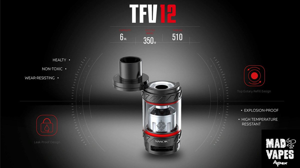 Madvapes_Apex's tweet photo. Vape Mail!!!! We have TFV12's in stock !!  Come on in, and get one while they last!! https://t.co/CdGj1PuquE