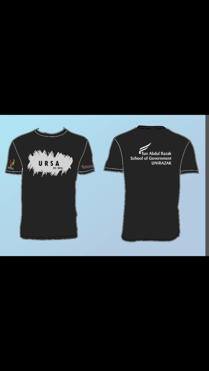 ursatarsog's tweet photo. Pre-order for TARSOG official T-Shirt is open now! Do contact Rizal at 017-244 0356 #unirazak #razakians #myunirazak #ursa2017 #tarsog https://t.co/ZQsJh15dnM