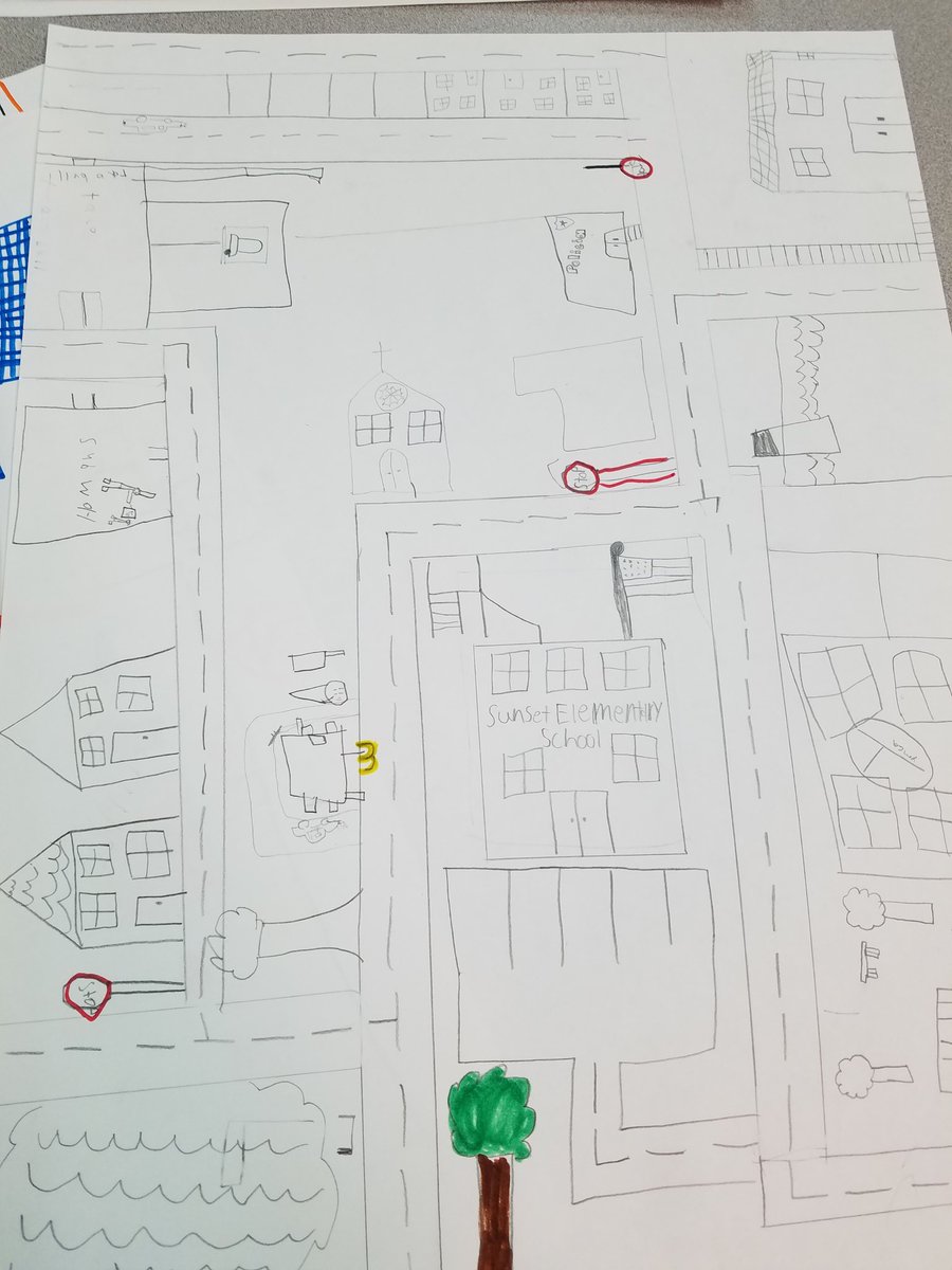 sra_welsh46's tweet photo. Making their own community while learning directional vocabulary in Spanish https://t.co/gbq8Y4HR6H