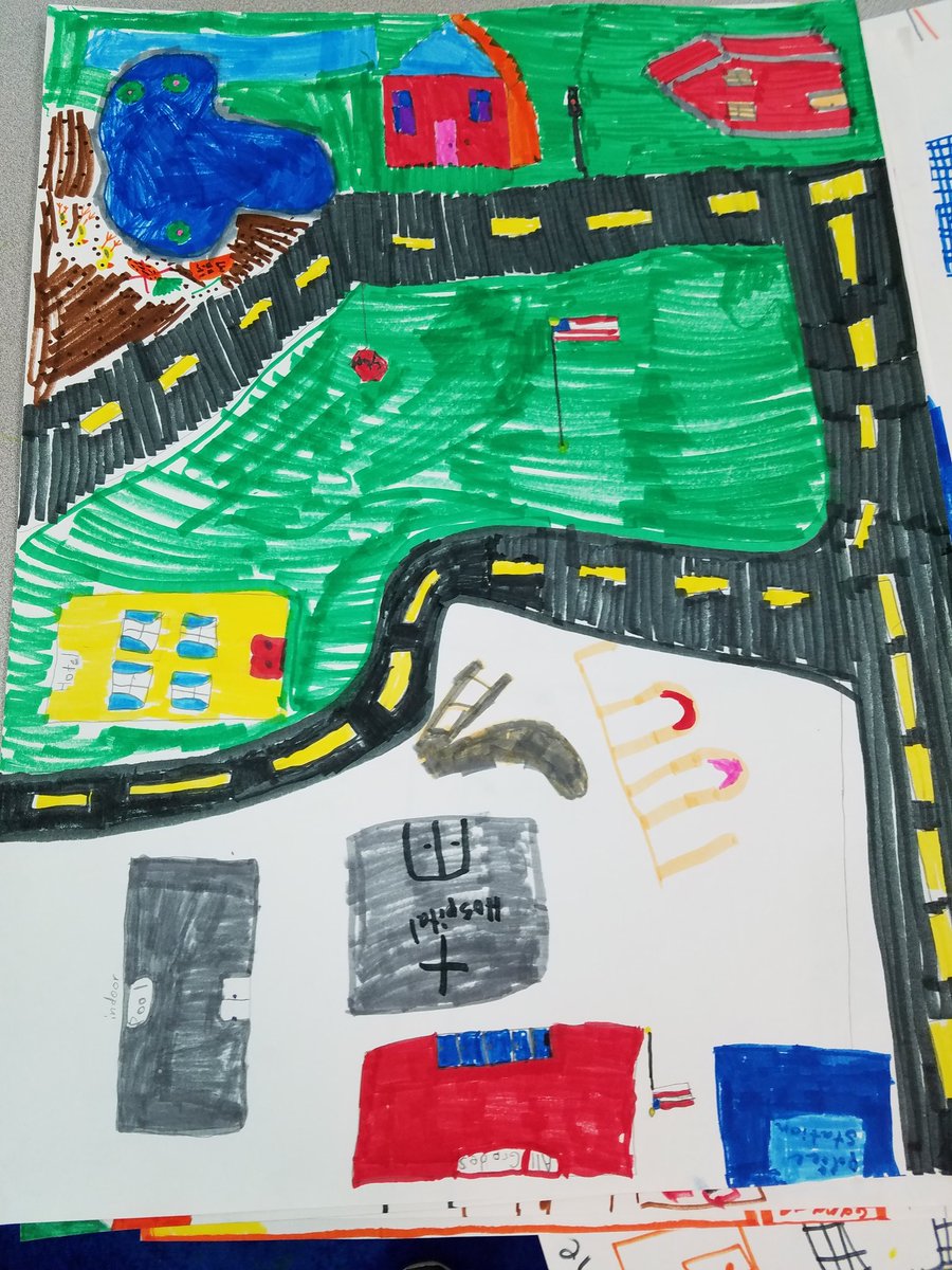 sra_welsh46's tweet photo. Making their own community while learning directional vocabulary in Spanish https://t.co/gbq8Y4HR6H
