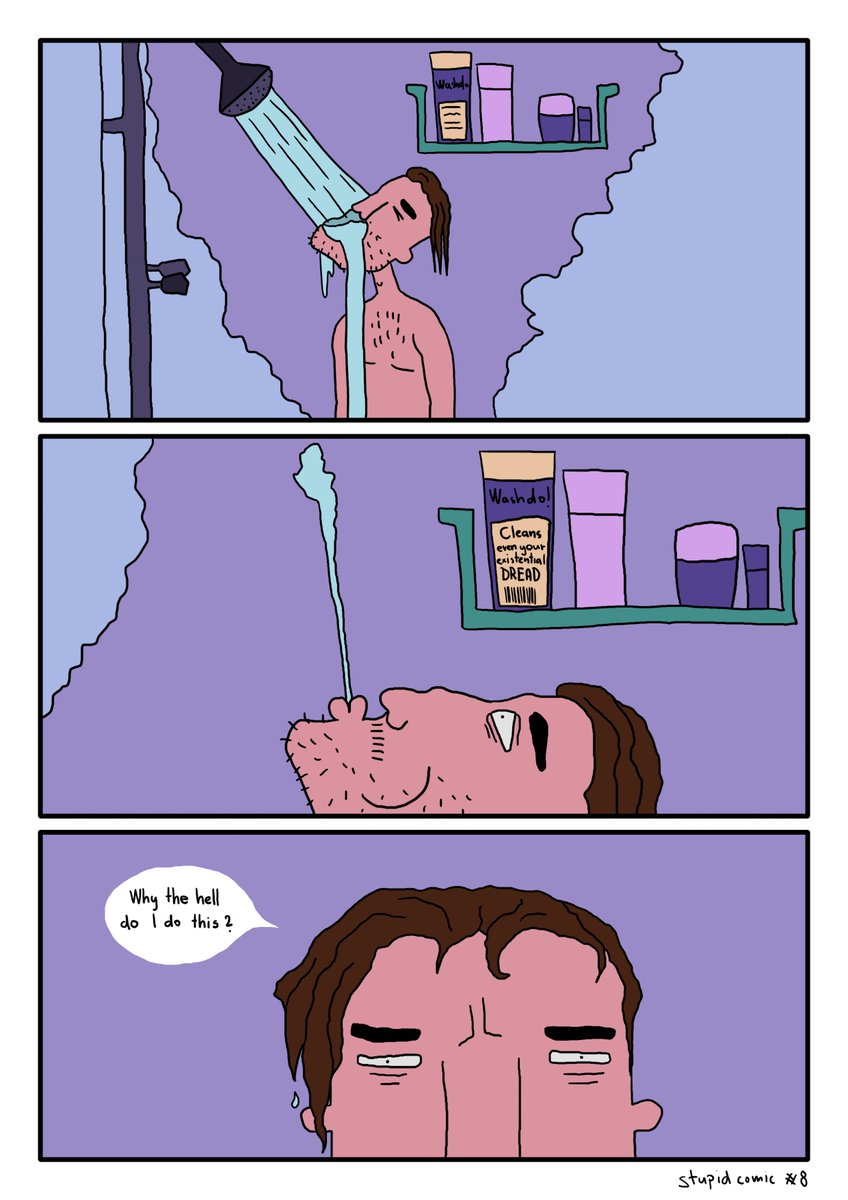 Internet_h0b0's tweet photo. #existencialAngstintheshower #comics #stupidcomics #9gag https://t.co/wUoY0zt7IB