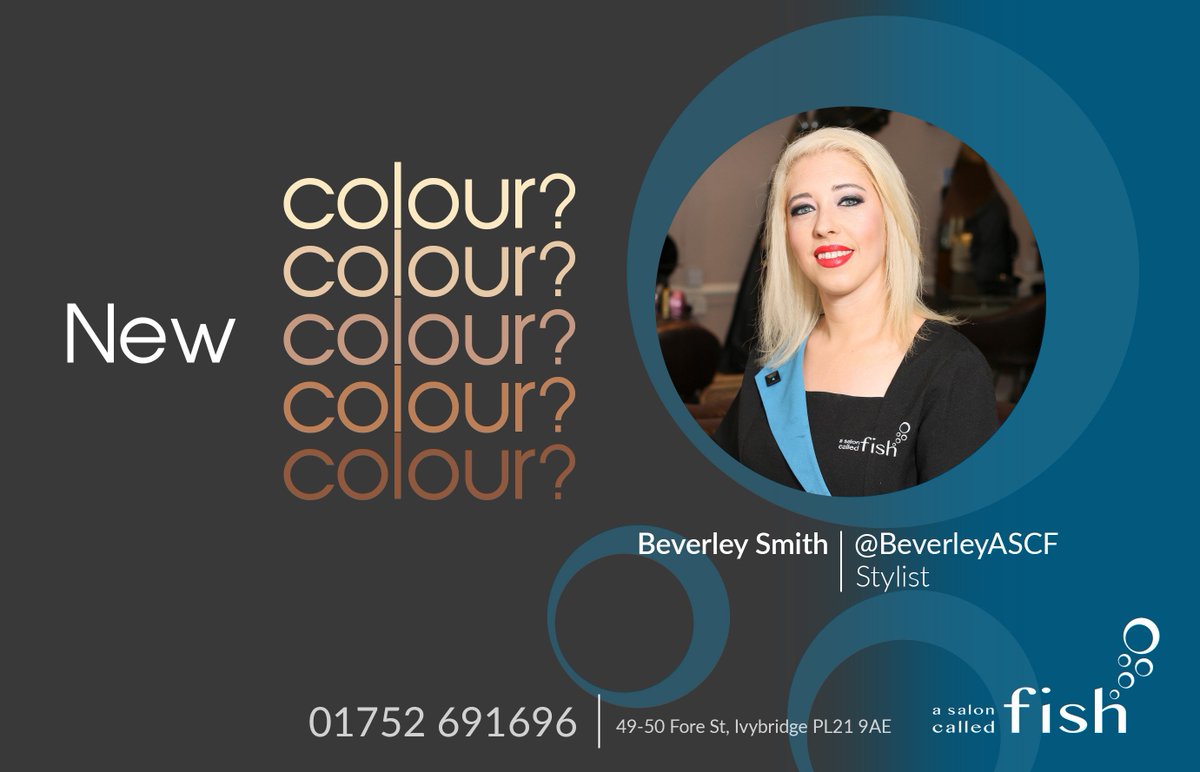 saloncalledfish's tweet photo. Is your look due an injection of creativity or imagination? Whatever the occasion, stylist @BeverleyASCF will make you feel fab! https://t.co/XMe1eHclMT
