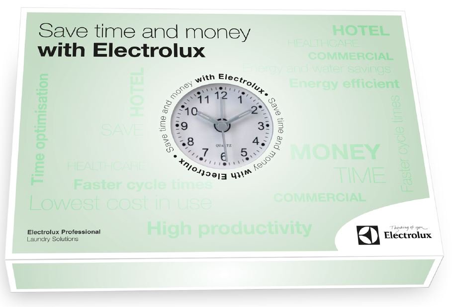 sourcecre4tive's tweet photo. #ThrowbackThursday Time is Money, cool paper over board work for @ElectroluxProUK artwork by @gravitymatrix #getsomesource https://t.co/4JGzaG0TJo