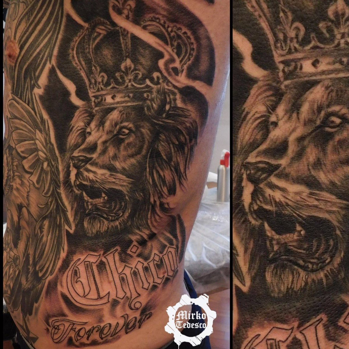 SoulSkinBodyArt's tweet photo. Lion @tatuatoriit @TattooLifeMag @piercingTATUATI @tattoosdotcom  @tattoo_wd https://t.co/CBYybqTJXR