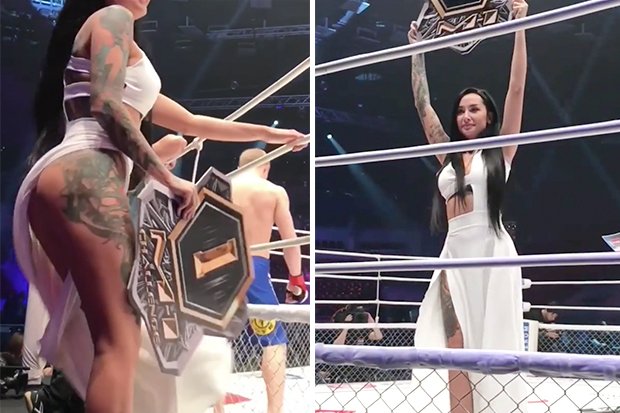 Stunning Mma Girl Wardrobe Malfunction Manages Stay Classy Daily