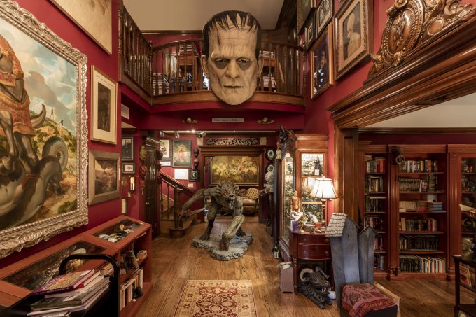 DerekLandy's tweet photo. When I get around to building my dream house, I have a feeling a good portion of it will resemble @RealGDT's #AtHomeWithMonsters exhibit. https://t.co/5Ux9u7ZVPY