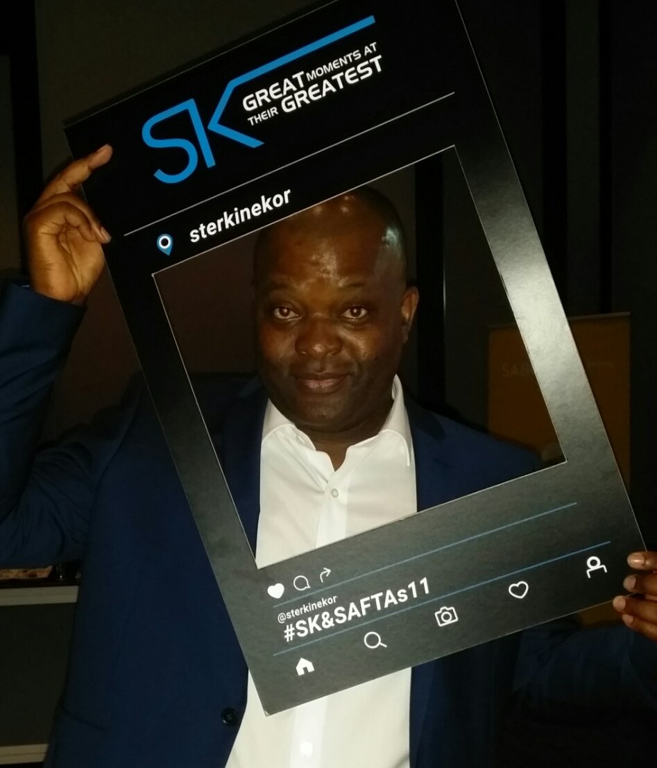 Enjoying a great moment #SK&amp;SAFTAs11 @SAFTAS1 <a href="/nfvfsa/">National Film & Video Foundation #NFVF</a> <a href="/MrB_filmmaker/">Bonginhlanhla Ncube</a>