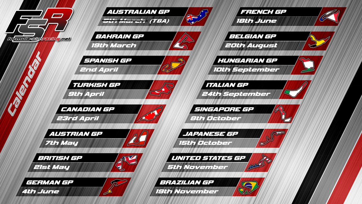 F1_Champs's tweet photo. FSR 🌍 | Este finde arranca la @F1SimRacing en Bahréin. Nuestros pilotos:
- ACE: Ibi y Óscar.
- PRO: Juanlu, Unai, Dohko y Moyi.
#GoChampi 🏁 https://t.co/2DGsXPIh37