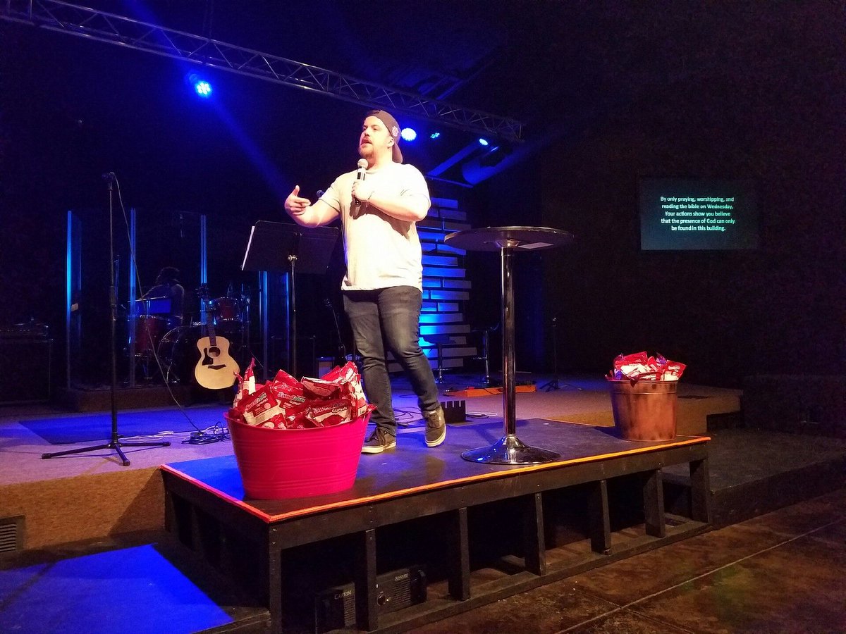 TransferYouth's tweet photo. "God doesn't have to live in a someWHERE because now He lives in a someONE - YOU." /// Pastor Danny #BeTheChurch https://t.co/9DI8d4uFHI