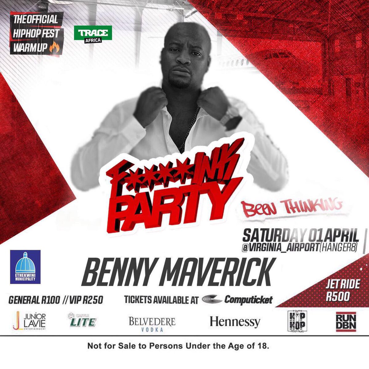 With his new single 'Memeza' 🔥 out I'm sure you don't want to miss his @BennyMaverick set on the 1st of April #F_InkBeenThinking