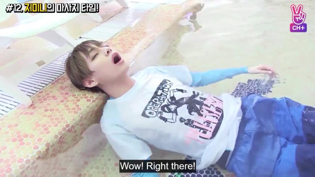 rarashiiii's tweet photo. taehyung moaning over jimin's massage for him 🙈😍❤💞🐆🐤 #vmin @vmination https://t.co/8RNQbfJFw1