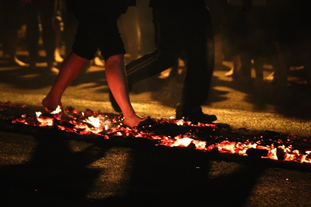 Calver1066's tweet photo. Watch out for announcement tonight about charity firewalk #DoITForMilan for @TeenageCancer https://t.co/wXYvkz2Fjc