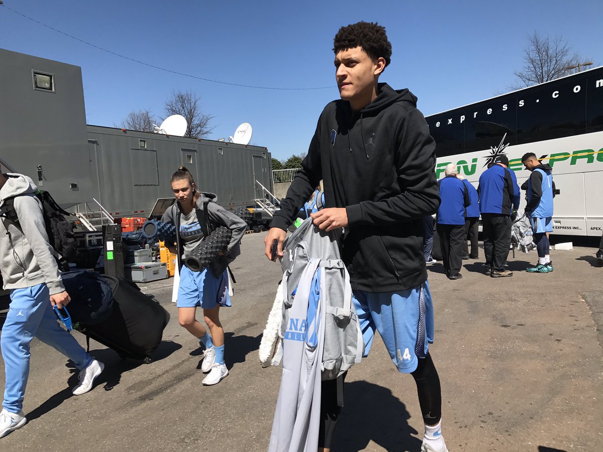 UNC_Basketball's tweet photo. The Heels have arrived #GetIntoIt #MarchMadness https://t.co/5GxMjxR1b9