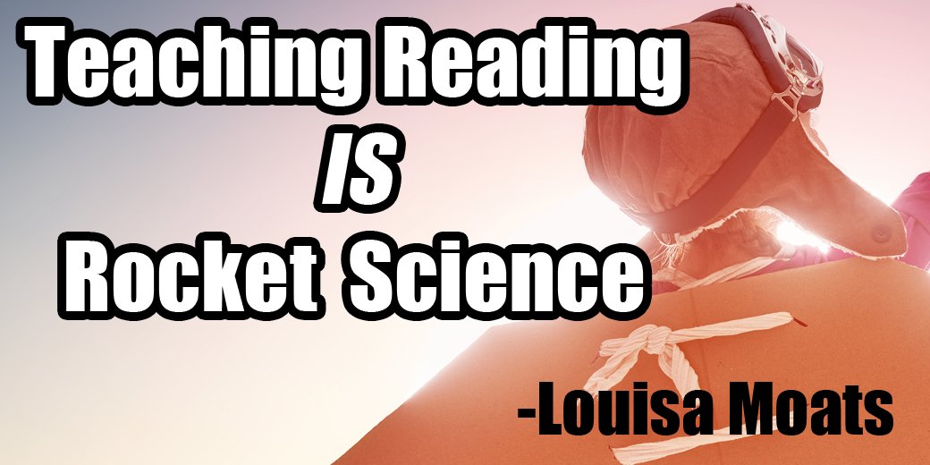 MCPL_Libraries's tweet photo. "Teaching reading IS rocket science." Louisa Moats #ThursdayThought
We agree #EarlyLiteracy is crucial https://t.co/K4E1RKpVX5 #LiterateMoCo https://t.co/Yx3n087pfG