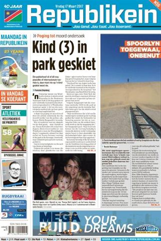 Gepák met nuus ... maak seker jy kry jou Republikein môre!