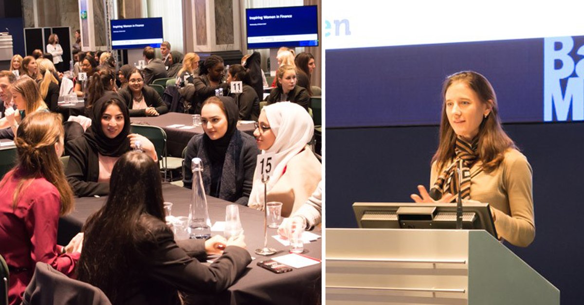 Our EMEA Women's Leadership Council &amp; <a href="/Edu_Employers/">Education and Employers Charity</a> are #InspiringWomen by providing students w/ career insight into financial svcs