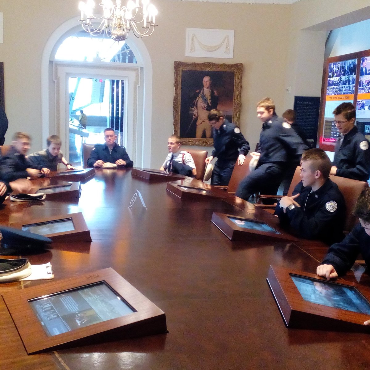 Had a great time today at Clinton Presidential Library  an Heifer international!