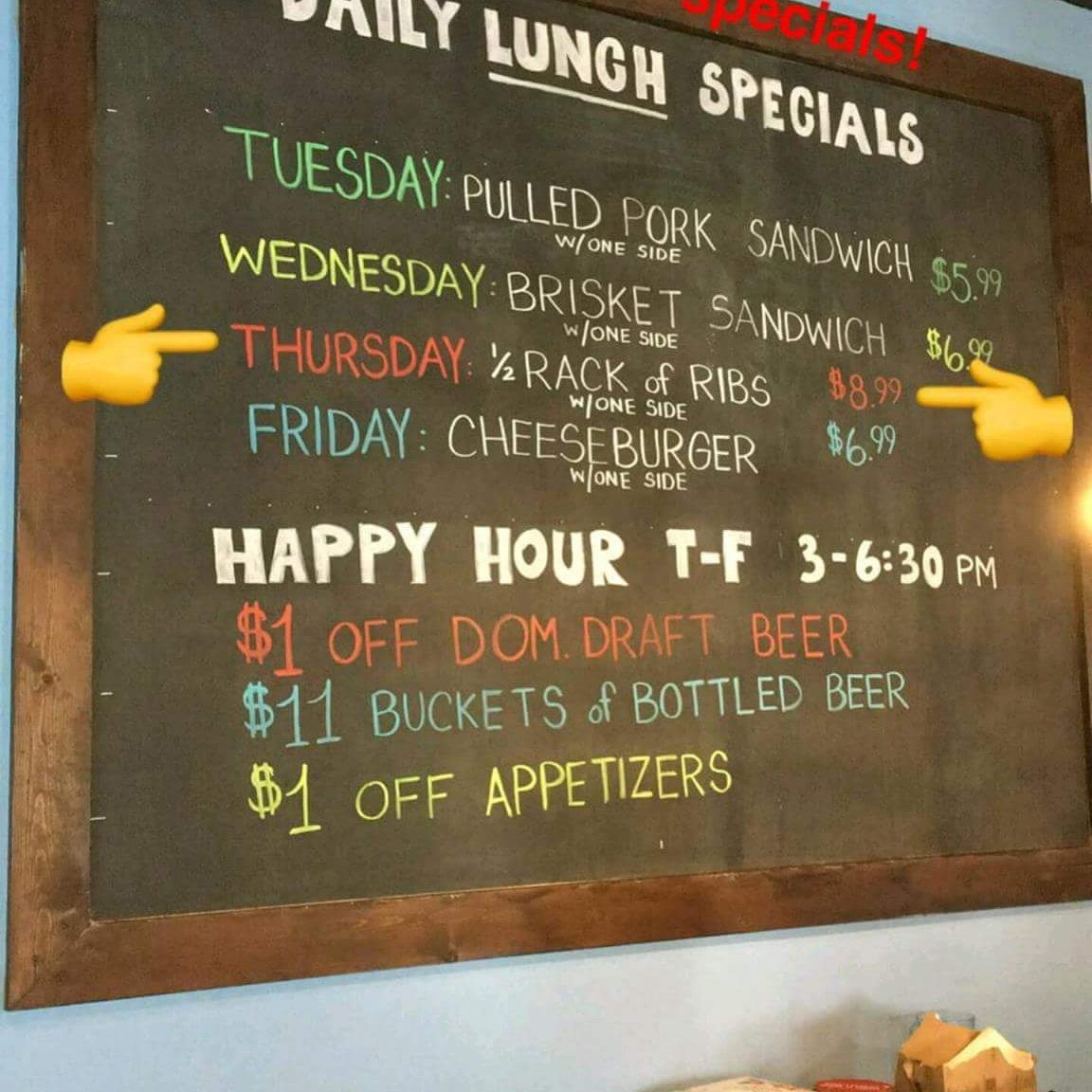 quesbrothersbbq's tweet photo. Come get the daily special #ribs #bbq #marionmade #dailyspecial #quesbrothersbbq https://t.co/u2BMRuIM7P